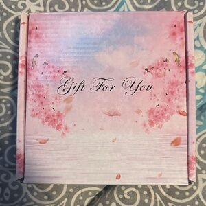 Pink Gift Box with Floral Design with 60th Tiara and Sash